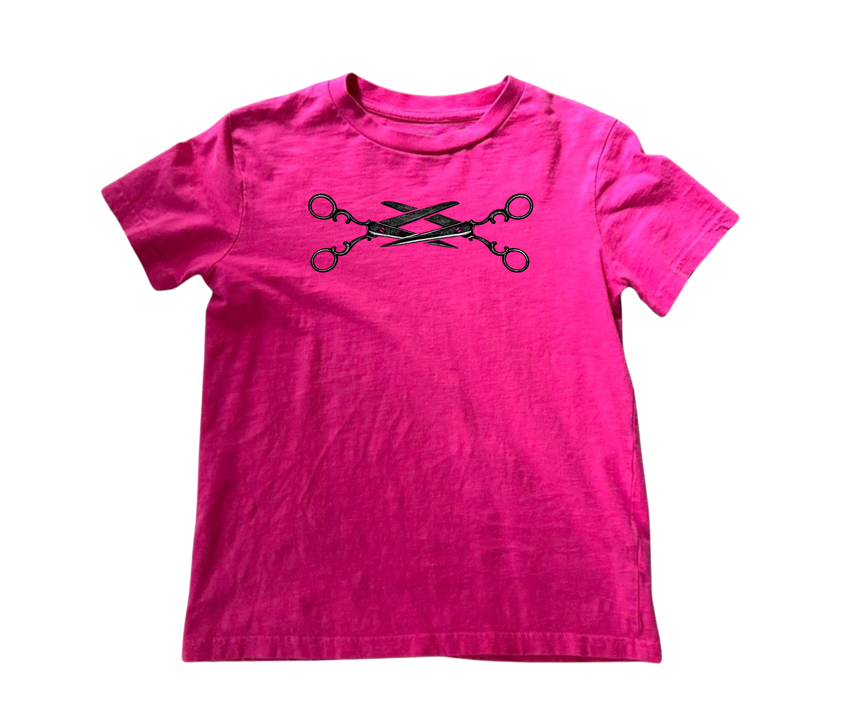 Hot Pink Scissor Graphic Tee